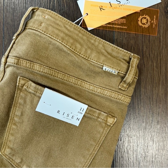🆕 Risen Sand Distressed Straight Jean SZ 11/30 - Picture 3 of 7